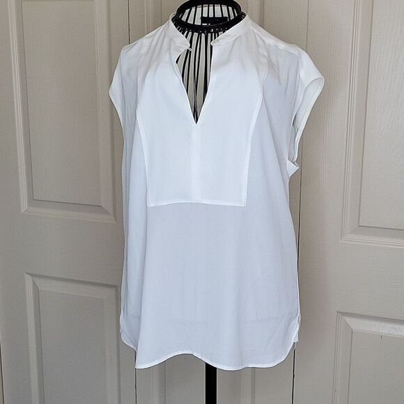 J. CREW White Sleeveless Blouse Size XS - Picture 1 of 6